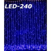 Электрическая гирлянда-сетка светодиоды (led) 240 шт БАНКА