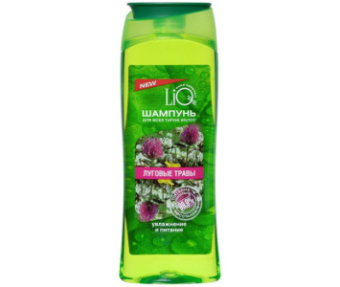 Шампунь 400мл LIQ для всех типов волос луговые травы(12)