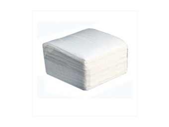 Салфетки бумажные белые 400л п/э(8)0400