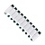 Нитки белые 10шт №40 120м RUNIS