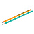 Карандаш простой заточеный без ластика желтый пластиковый корпус(144)525-122