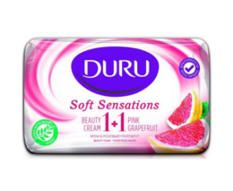 Крем-мыло Дуру 80г 1+1/soft sens грейпфрут (24)