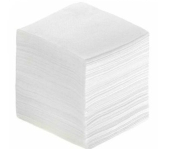 Салфетки бумажные белые 100л п/э(20)Тамбов